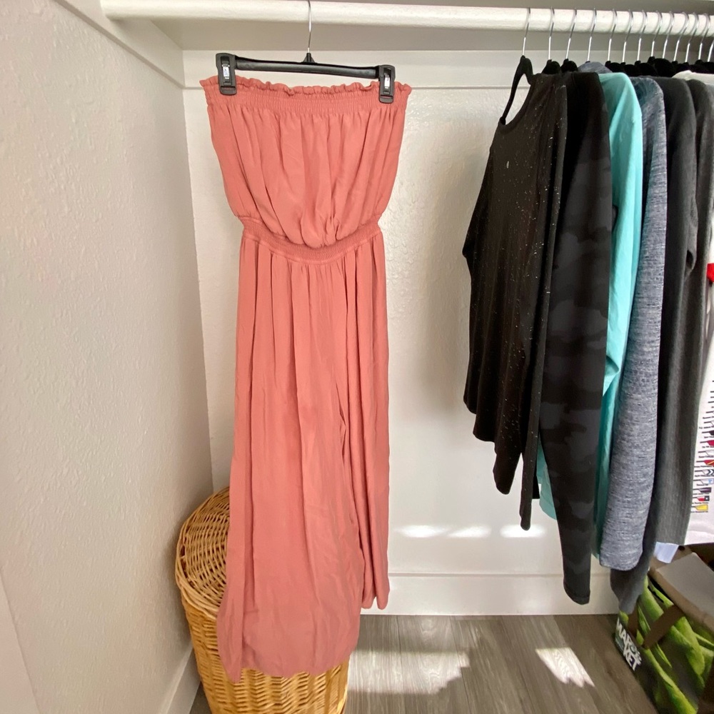 Cropped Jumpsuit Elastic Waist